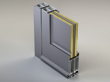 NC 75 HES DS - Energy-saving entry door by METRA Building - view 2